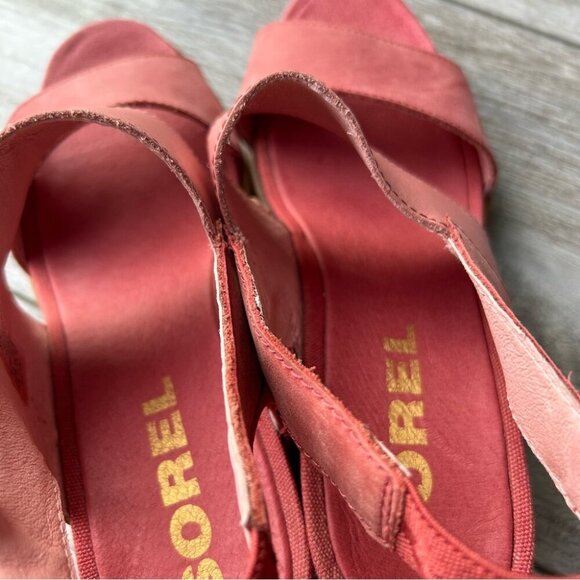 SOREL JOANIE II SLINGBACK WEDGE SANDALS - Picture 11 of 16